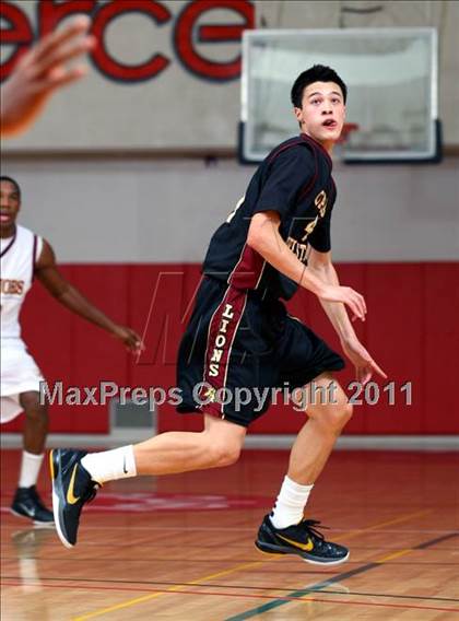 Thumbnail 1 in Oaks Christian vs. Alemany (War on the Floor Extravaganza) photogallery.