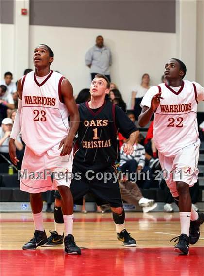 Thumbnail 3 in Oaks Christian vs. Alemany (War on the Floor Extravaganza) photogallery.