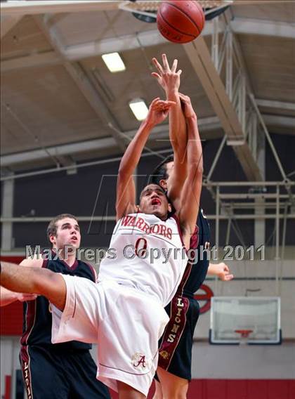 Thumbnail 3 in Oaks Christian vs. Alemany (War on the Floor Extravaganza) photogallery.