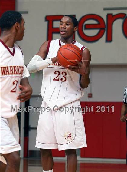 Thumbnail 1 in Oaks Christian vs. Alemany (War on the Floor Extravaganza) photogallery.