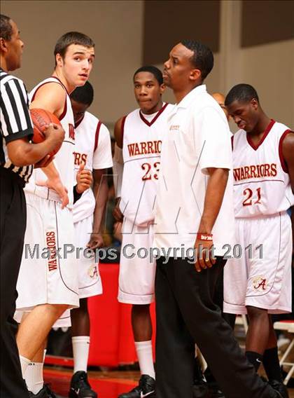 Thumbnail 3 in Oaks Christian vs. Alemany (War on the Floor Extravaganza) photogallery.