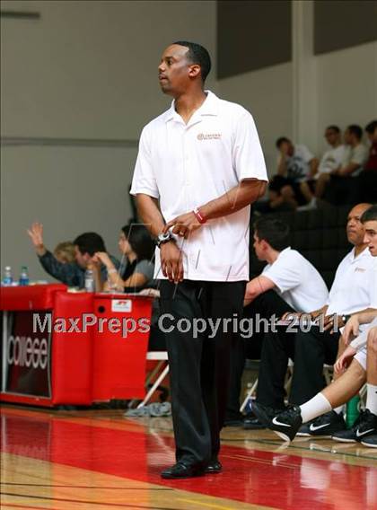 Thumbnail 2 in Oaks Christian vs. Alemany (War on the Floor Extravaganza) photogallery.