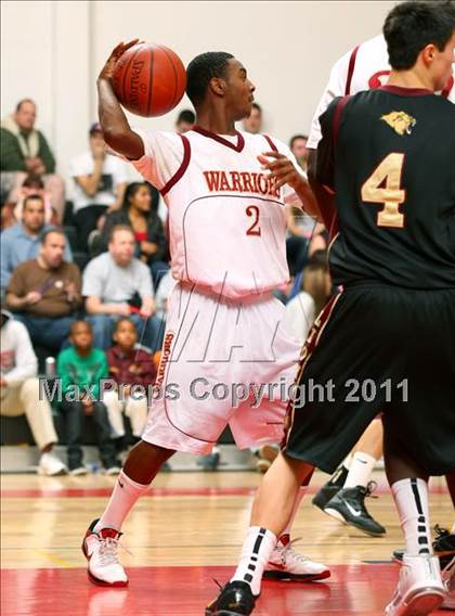 Thumbnail 3 in Oaks Christian vs. Alemany (War on the Floor Extravaganza) photogallery.