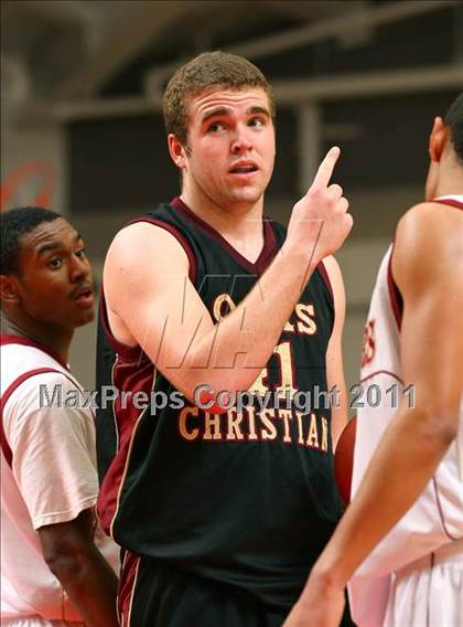 Thumbnail 1 in Oaks Christian vs. Alemany (War on the Floor Extravaganza) photogallery.