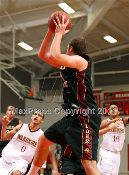 Thumbnail 2 in Oaks Christian vs. Alemany (War on the Floor Extravaganza) photogallery.