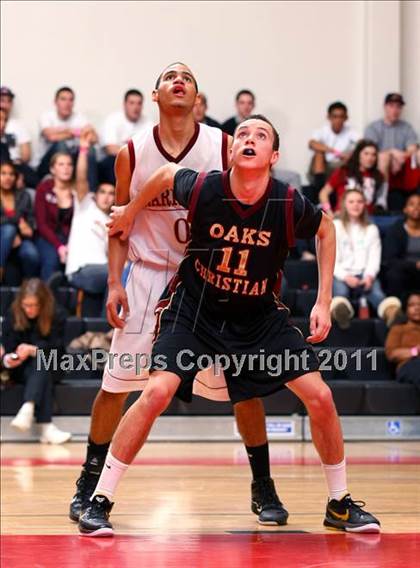 Thumbnail 3 in Oaks Christian vs. Alemany (War on the Floor Extravaganza) photogallery.