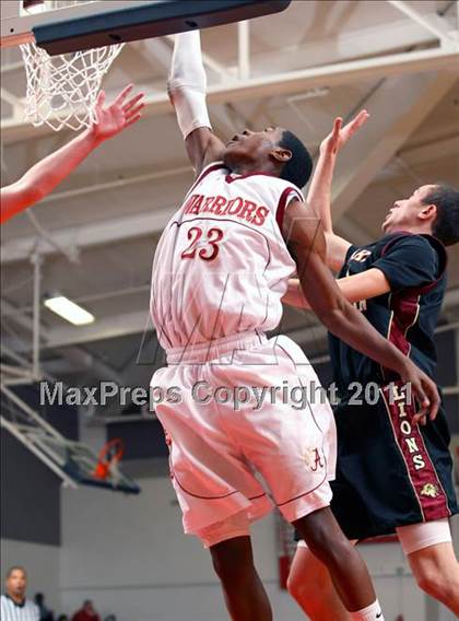 Thumbnail 3 in Oaks Christian vs. Alemany (War on the Floor Extravaganza) photogallery.
