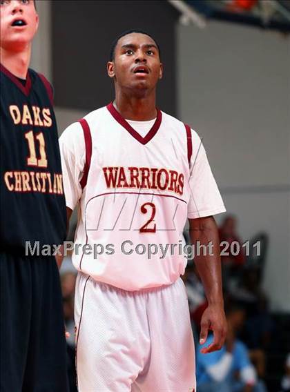 Thumbnail 3 in Oaks Christian vs. Alemany (War on the Floor Extravaganza) photogallery.