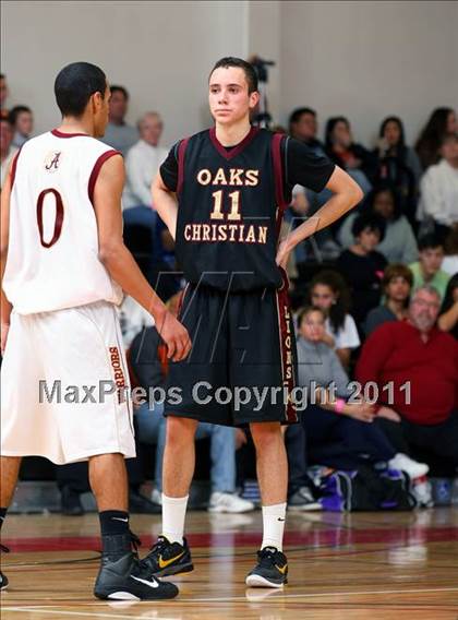 Thumbnail 1 in Oaks Christian vs. Alemany (War on the Floor Extravaganza) photogallery.