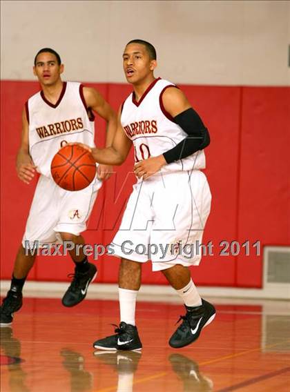 Thumbnail 3 in Oaks Christian vs. Alemany (War on the Floor Extravaganza) photogallery.
