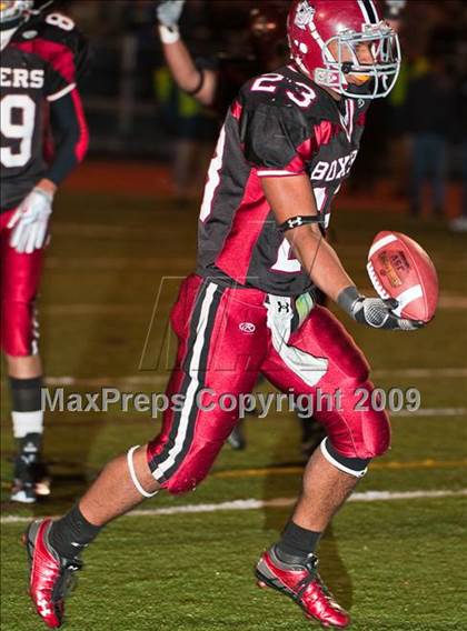 Thumbnail 1 in Brockton vs. Xaverian Brothers (MIAA Division I East Semifinal) photogallery.