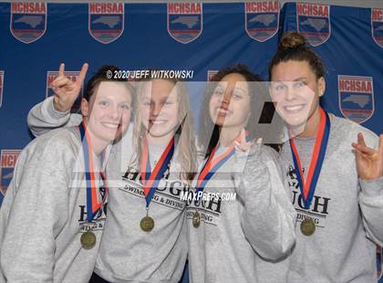 Thumbnail 2 in NCHSAA 4A Swimming Championship photogallery.