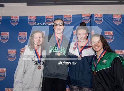 Thumbnail 1 in NCHSAA 4A Swimming Championship photogallery.