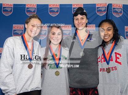 Thumbnail 3 in NCHSAA 4A Swimming Championship photogallery.
