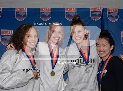 Thumbnail 3 in NCHSAA 4A Swimming Championship photogallery.