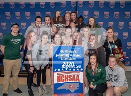 Thumbnail 2 in NCHSAA 4A Swimming Championship photogallery.