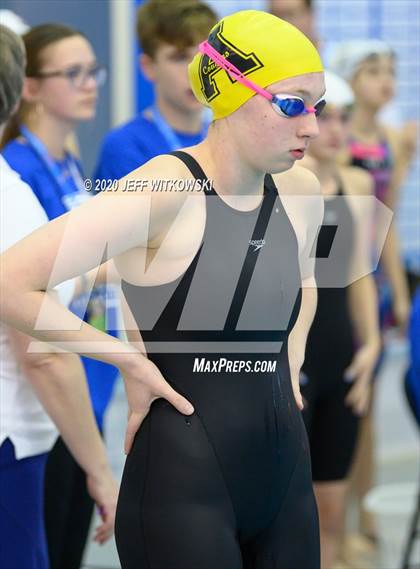 Thumbnail 1 in NCHSAA 4A Swimming Championship photogallery.