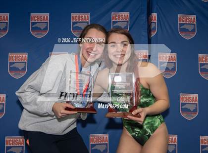 Thumbnail 1 in NCHSAA 4A Swimming Championship photogallery.