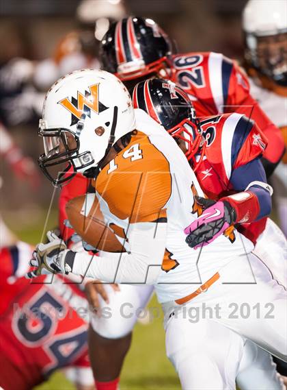 Thumbnail 1 in Centennial vs. West Mesquite (UIL 4A Division 1 Bi-District Playoff) photogallery.
