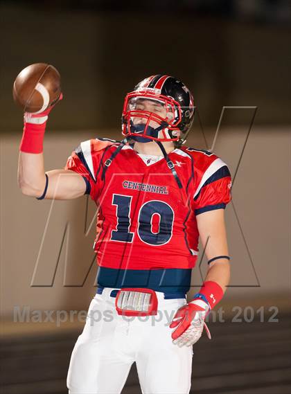 Thumbnail 2 in Centennial vs. West Mesquite (UIL 4A Division 1 Bi-District Playoff) photogallery.