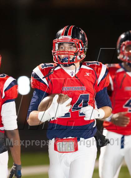 Thumbnail 1 in Centennial vs. West Mesquite (UIL 4A Division 1 Bi-District Playoff) photogallery.