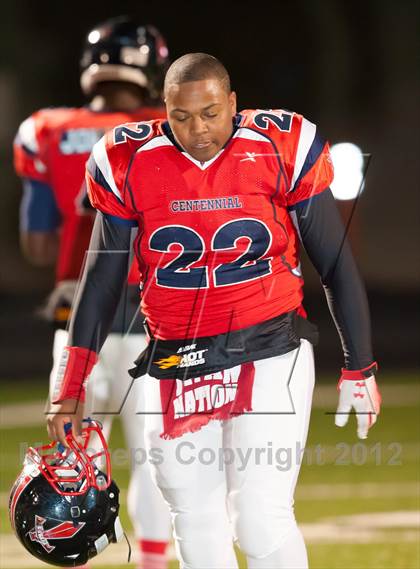 Thumbnail 1 in Centennial vs. West Mesquite (UIL 4A Division 1 Bi-District Playoff) photogallery.