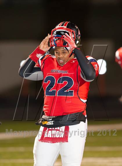 Thumbnail 2 in Centennial vs. West Mesquite (UIL 4A Division 1 Bi-District Playoff) photogallery.