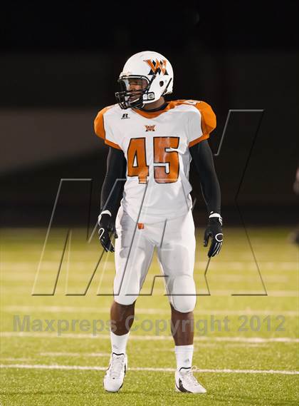 Thumbnail 2 in Centennial vs. West Mesquite (UIL 4A Division 1 Bi-District Playoff) photogallery.