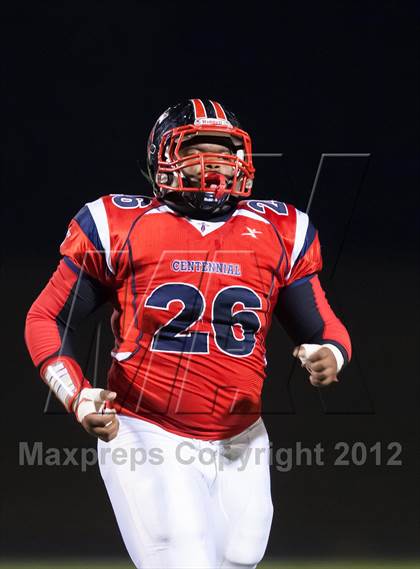 Thumbnail 1 in Centennial vs. West Mesquite (UIL 4A Division 1 Bi-District Playoff) photogallery.