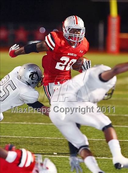 Thumbnail 1 in Guyer @ Marcus ( 5A Division 2 Region 1 Bi-District Playoffs ) photogallery.