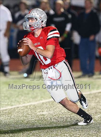 Thumbnail 2 in Guyer @ Marcus ( 5A Division 2 Region 1 Bi-District Playoffs ) photogallery.