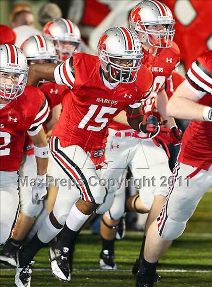 Thumbnail 3 in Guyer @ Marcus ( 5A Division 2 Region 1 Bi-District Playoffs ) photogallery.