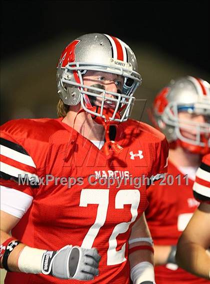 Thumbnail 3 in Guyer @ Marcus ( 5A Division 2 Region 1 Bi-District Playoffs ) photogallery.
