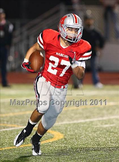Thumbnail 3 in Guyer @ Marcus ( 5A Division 2 Region 1 Bi-District Playoffs ) photogallery.