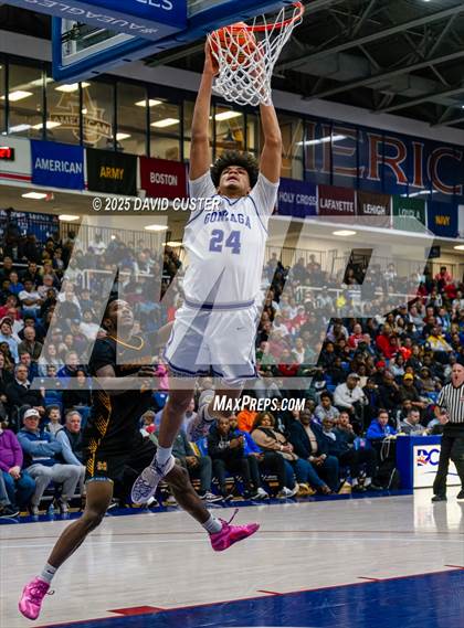 Thumbnail 2 in Bishop McNamara @ Gonzaga (WCAC Semi-Final) photogallery.