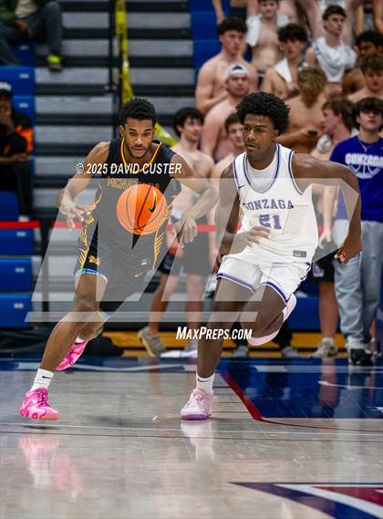 Thumbnail 2 in Bishop McNamara @ Gonzaga (WCAC Semi-Final) photogallery.