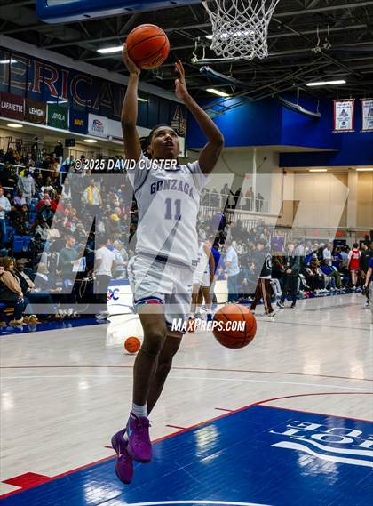 Thumbnail 1 in Bishop McNamara @ Gonzaga (WCAC Semi-Final) photogallery.