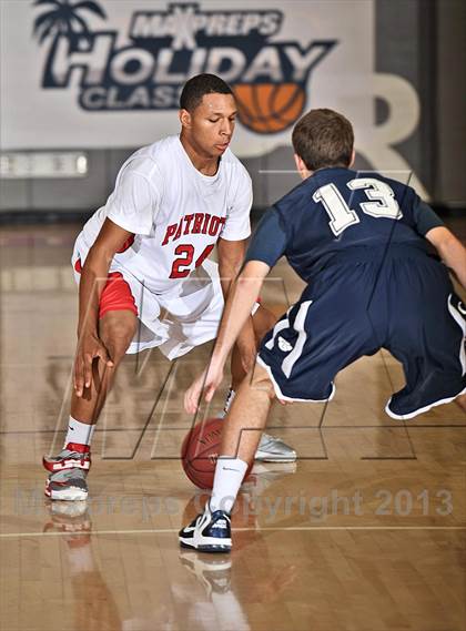 Thumbnail 1 in Loyola vs. Madison-Ridgeland Academy (MaxPreps Holiday Classic) photogallery.
