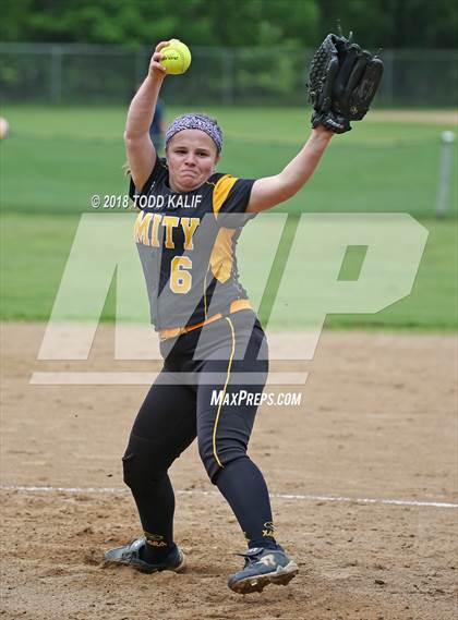 Thumbnail 1 in E.O. Smith/Tolland vs  Amity Regional (CIAC Class LL Quarterfinal) photogallery.