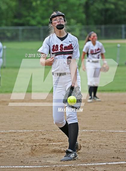 Thumbnail 3 in E.O. Smith/Tolland vs  Amity Regional (CIAC Class LL Quarterfinal) photogallery.