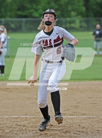 Thumbnail 3 in E.O. Smith/Tolland vs  Amity Regional (CIAC Class LL Quarterfinal) photogallery.