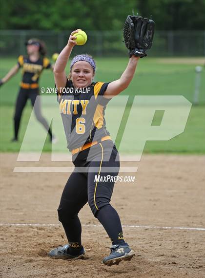 Thumbnail 1 in E.O. Smith/Tolland vs  Amity Regional (CIAC Class LL Quarterfinal) photogallery.