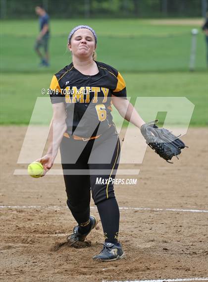 Thumbnail 2 in E.O. Smith/Tolland vs  Amity Regional (CIAC Class LL Quarterfinal) photogallery.