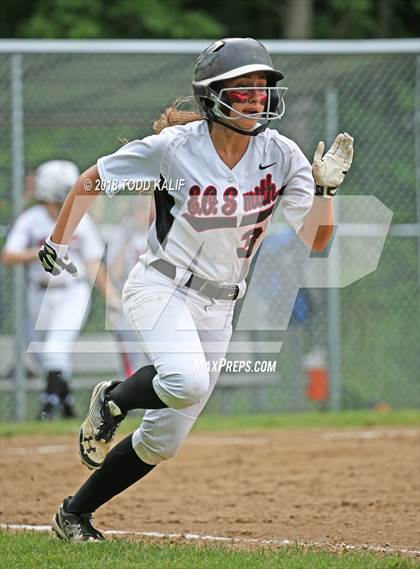 Thumbnail 3 in E.O. Smith/Tolland vs  Amity Regional (CIAC Class LL Quarterfinal) photogallery.