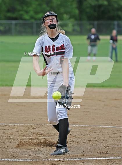Thumbnail 2 in E.O. Smith/Tolland vs  Amity Regional (CIAC Class LL Quarterfinal) photogallery.