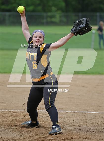 Thumbnail 1 in E.O. Smith/Tolland vs  Amity Regional (CIAC Class LL Quarterfinal) photogallery.