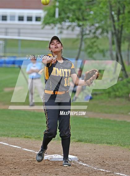 Thumbnail 2 in E.O. Smith/Tolland vs  Amity Regional (CIAC Class LL Quarterfinal) photogallery.