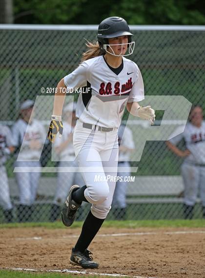 Thumbnail 3 in E.O. Smith/Tolland vs  Amity Regional (CIAC Class LL Quarterfinal) photogallery.
