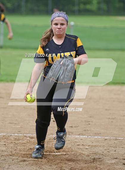 Thumbnail 2 in E.O. Smith/Tolland vs  Amity Regional (CIAC Class LL Quarterfinal) photogallery.