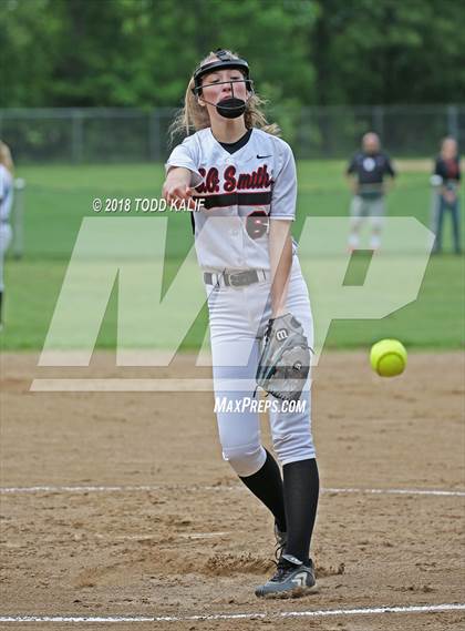 Thumbnail 3 in E.O. Smith/Tolland vs  Amity Regional (CIAC Class LL Quarterfinal) photogallery.